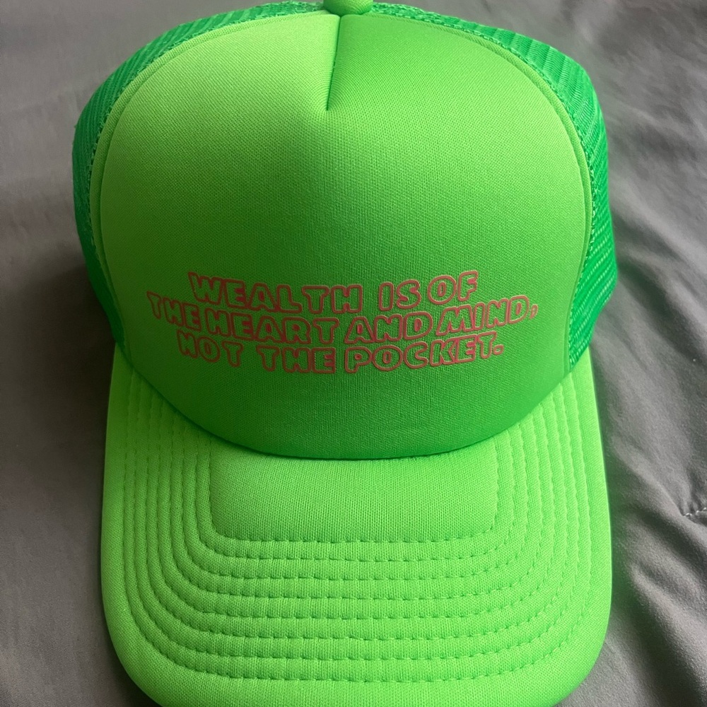 Billionaire Boys Club green trucker.